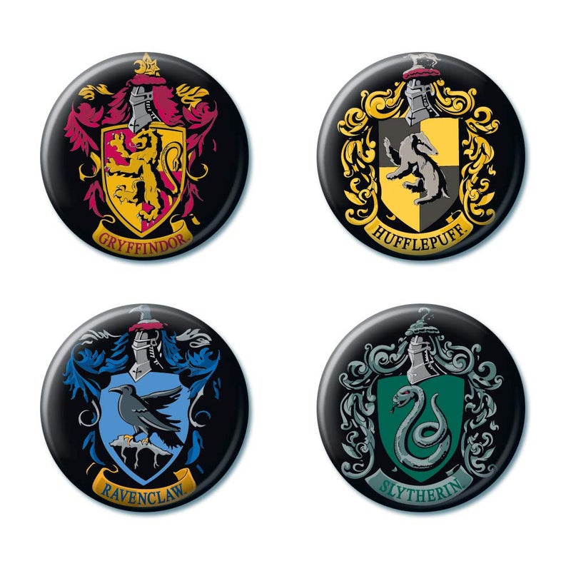 Ata-Boy AtaBoy Harry Potter Houses of Hogwarts Crests Set of 4 125 Collectible Buttons - Image 4