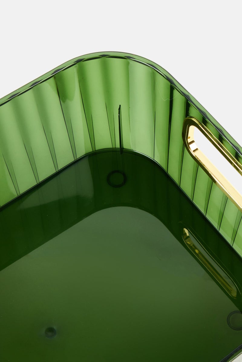 Alta Fluted Kitchen Storage Bin, Green  - Image 3