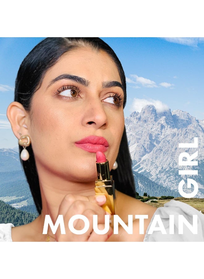 DAUGHTER EARTH Mountain Girl Natural Lipstick | Vegan Plant Based Highly Pigmented Natural Lightweight Non Drying Lip Color | Long Lasting Phytonutrient Lipstick With Vitamin E & Bakuchiol | UV Protection | 4g - Image 5