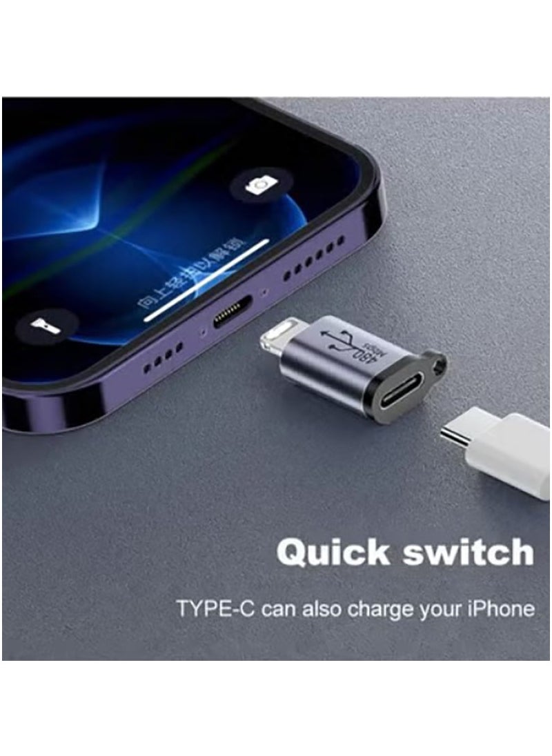 Generic 2 Pack USB-C Female to Lightning 12W（Not OTG） Fast Charging for All iPhone Family 14/14 Plus/14 Pro Max/13/12/11/X Series, iPad Pro- Charger Cable Accessorie  - Image 3