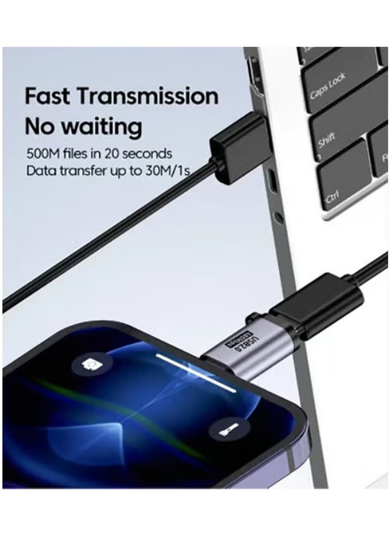 Generic 2 Pack USB-C Female to Lightning 12W（Not OTG） Fast Charging for All iPhone Family 14/14 Plus/14 Pro Max/13/12/11/X Series, iPad Pro- Charger Cable Accessorie  - Image 4