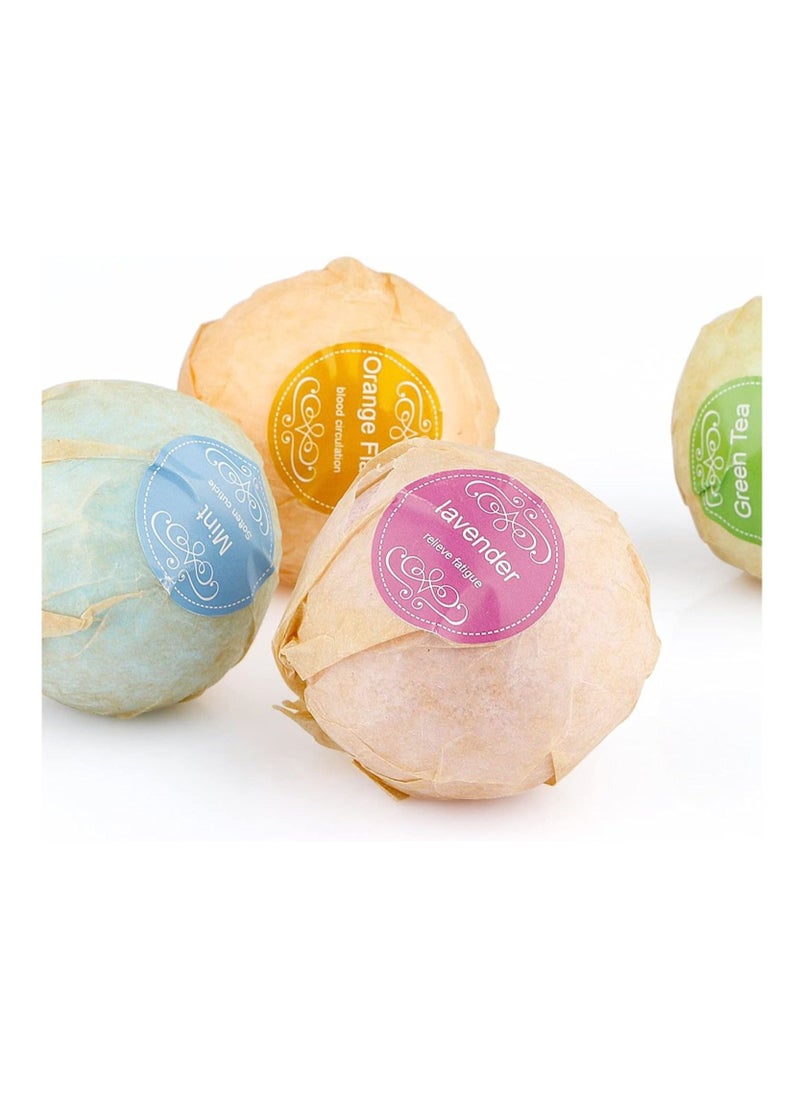 6 Handmade Organic Bath Bombs Infused with Natural Essential Oils for a Soothing Spa Experience