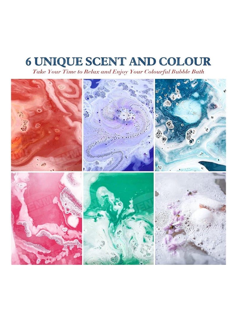 6 Handmade Organic Bath Bombs Infused with Natural Essential Oils for a Soothing Spa Experience