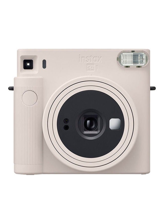Instax FUJIFILM Instax Square SQ1 Instant Camera, Chalk White - Image 1