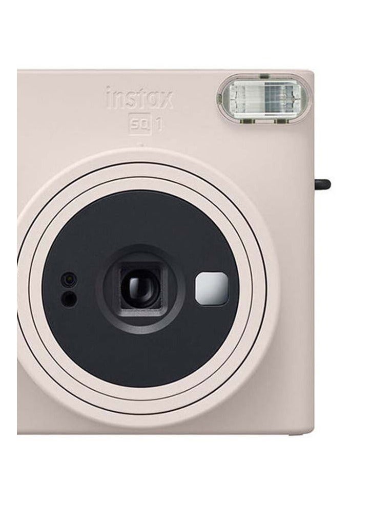 Instax FUJIFILM Instax Square SQ1 Instant Camera, Chalk White - Image 2