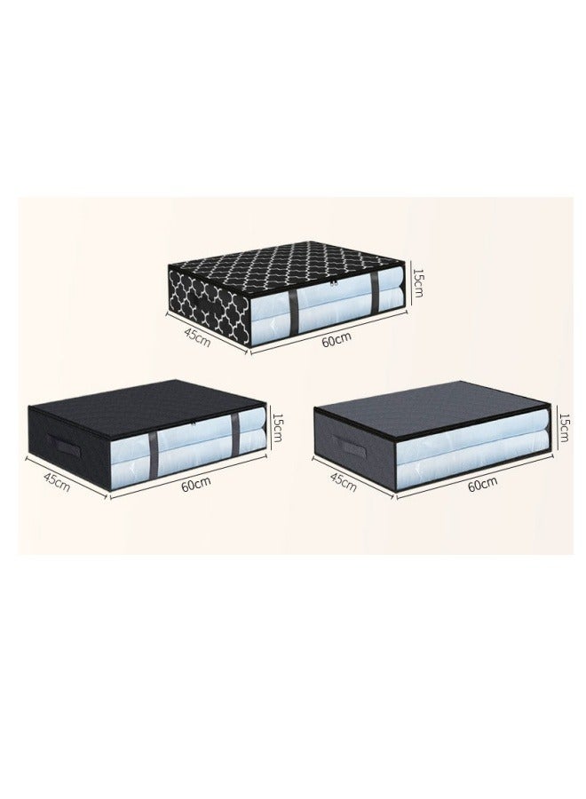 MIXDE 3-pack Storage Box For Clothes, Foldable Storage Bag Under The Bed  - Image 3