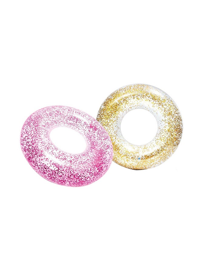 INTEX Sparkling Glitter Inflatable Pool Swim Tubes - Assortment 42inch - Image 1