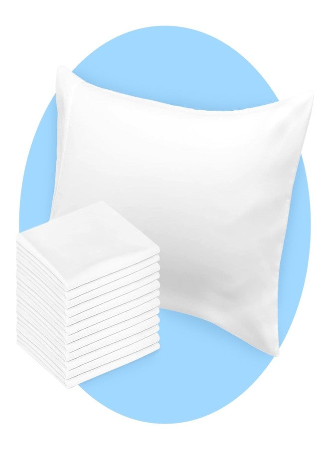 Avalonbedding Avalon Bedding Pillow Cases Standard Size White Pillow Cases Set of 12 Cotton Blend 200 TC Soft & Breathable Perfect for Home & Hospital, Hotel Quality Queen Pillow Protectors 30x20 Inches - Image 1
