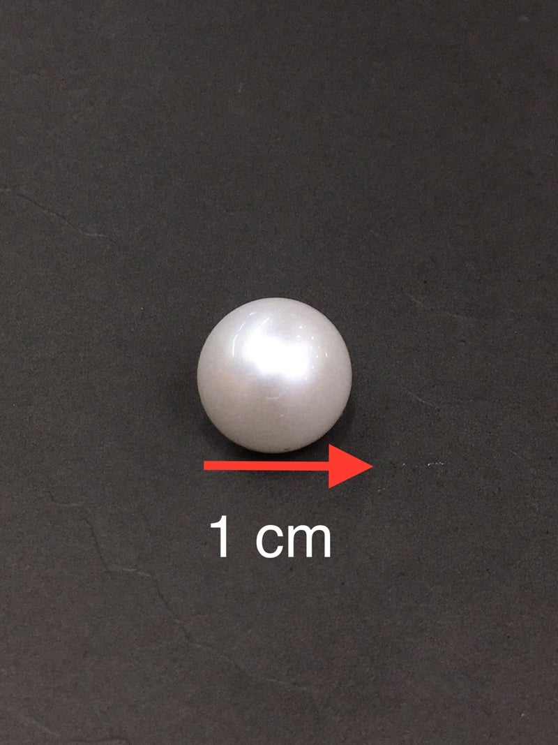 Karan Tuhafiye Karan Haberdashery Pearl Button Blouse Button Set of 10 White - Image 3