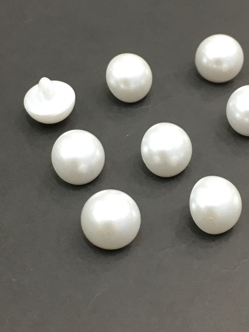 Karan Tuhafiye Karan Haberdashery Pearl Button Blouse Button Set of 10 White - Image 2