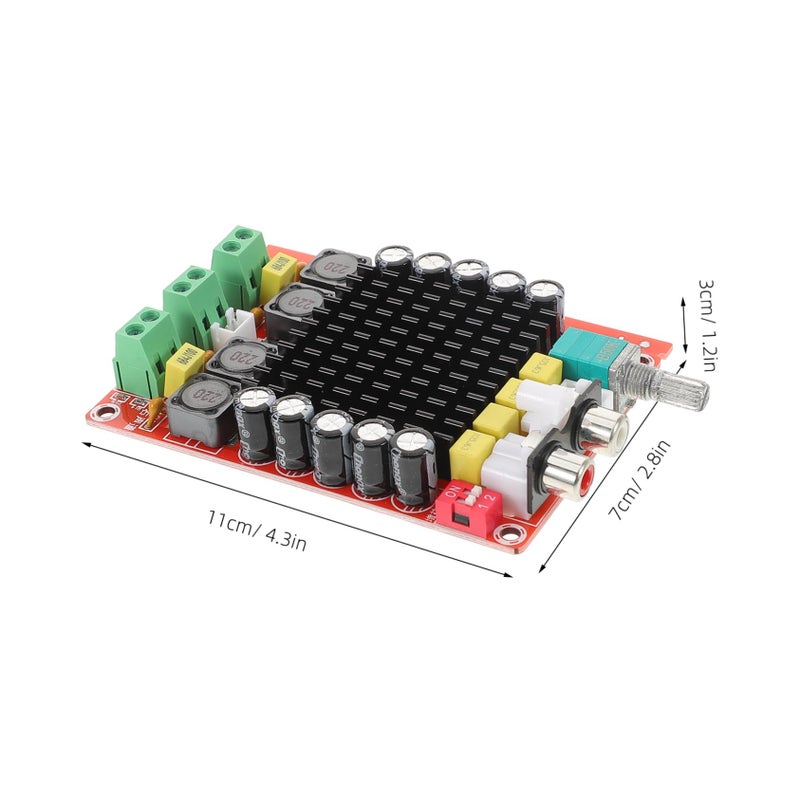 Car Audio Digital Amplifier Board Power Module Durable Stereo Amp Circuit DC 12V - Image 5