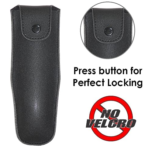 Zaoma PU Leather Cover Holder Flip Case Cover Compatible for Remote of tata Sky Binge Plus Remote Control (Black) - Image 3