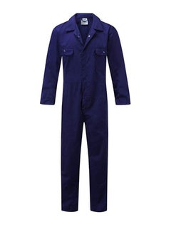 Uniform Long Sleeve Work Ware Cotton Coverall Dark Blue