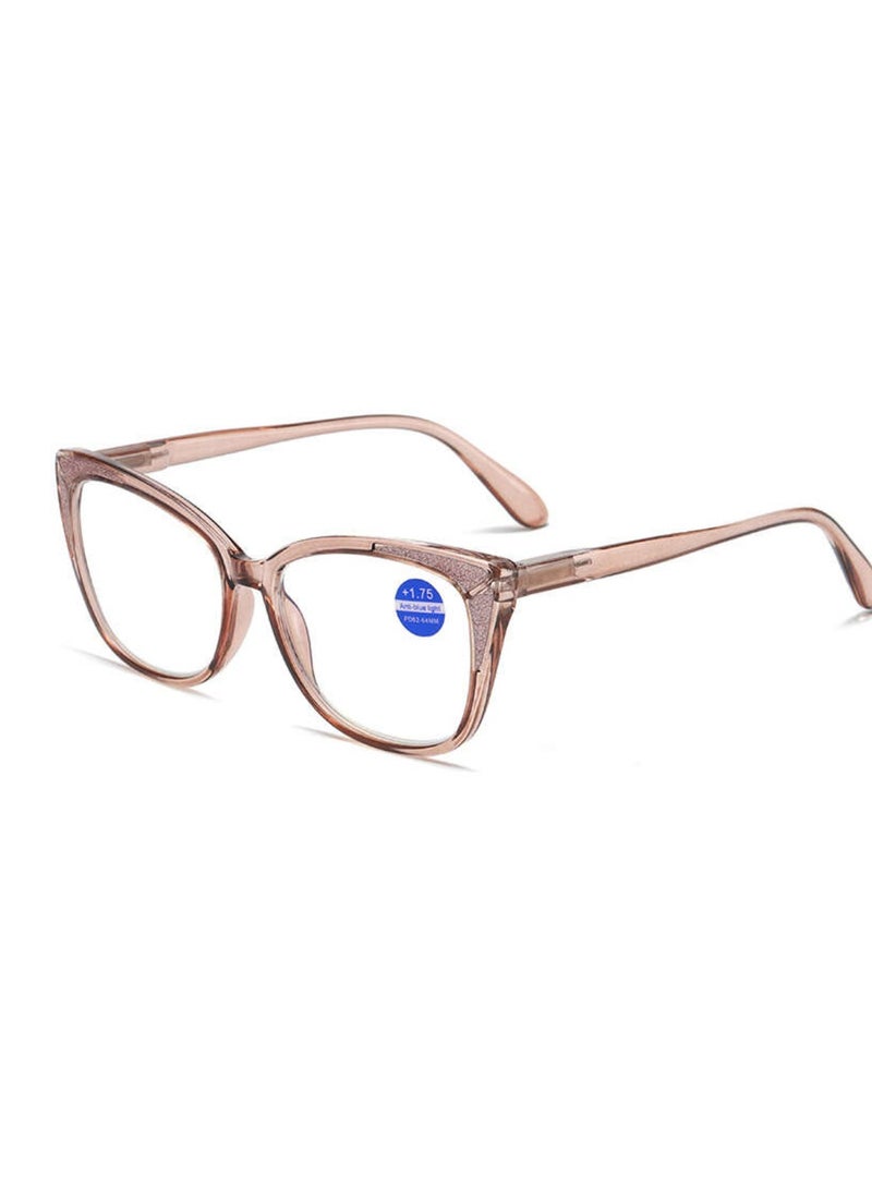بوما للبصريات نظارات قراءة +3.00 قوة، عدسات مانعة للضوء الأزرق، أنيقة، خفيفة الوزن ومتينة للنساء - Image 1