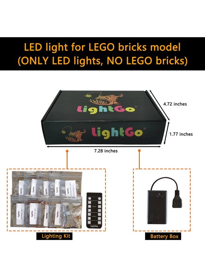 LIGHTGO LightGo LED Lighting Kit Designed for Lego 21340 Tales of The Space Age Building Set - Not Include Model (Remote Version)  - Image 2