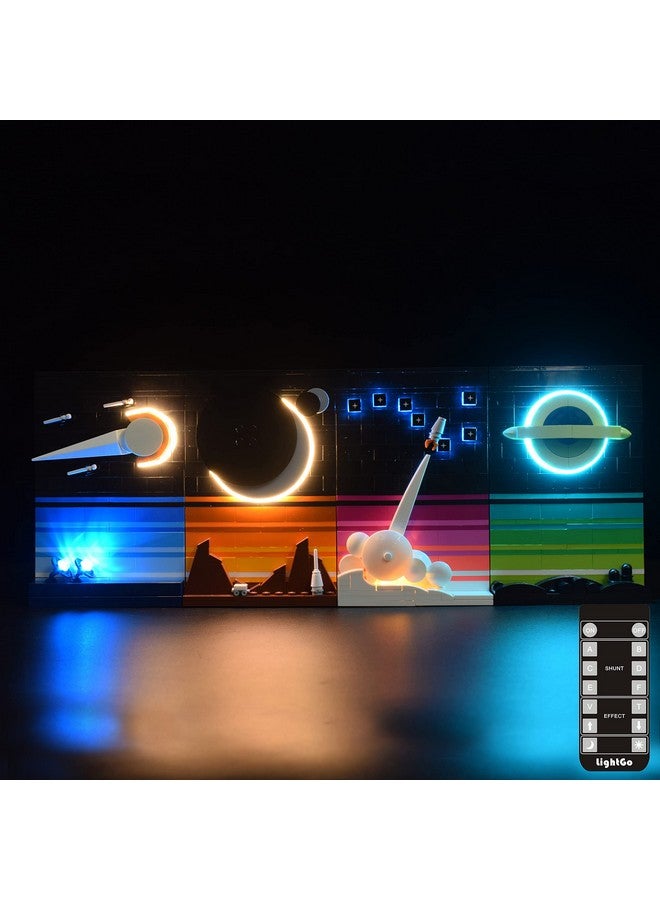 LIGHTGO LightGo LED Lighting Kit Designed for Lego 21340 Tales of The Space Age Building Set - Not Include Model (Remote Version)  - Image 1