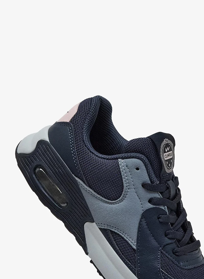 Campus MYSTERY Women Mystery Memory Foam Lace-Up Sneakers-Navy for Women | Best Price UAE