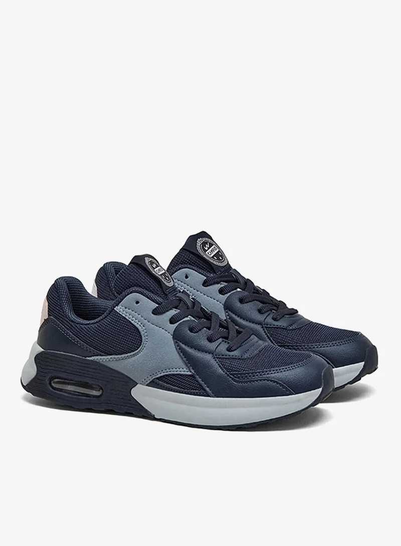Campus MYSTERY Women Mystery Memory Foam Lace-Up Sneakers-Navy for Women | Best Price UAE