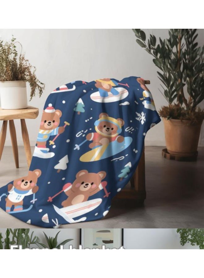 عام بطانية رقيقة من الفانيلا (حرارة ومريحة، ومناسبة للنوم واستخدام اللعبة والغبار والرمل) 150 سم * 200 سم - 557 - Image 3