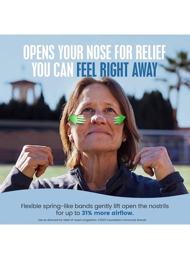Breathe Right Nasal Strips Extra Strength Drug-free Snoring Solution And Instant Nasal Congestion Relief 44ct Packaging My Vary - Image 3