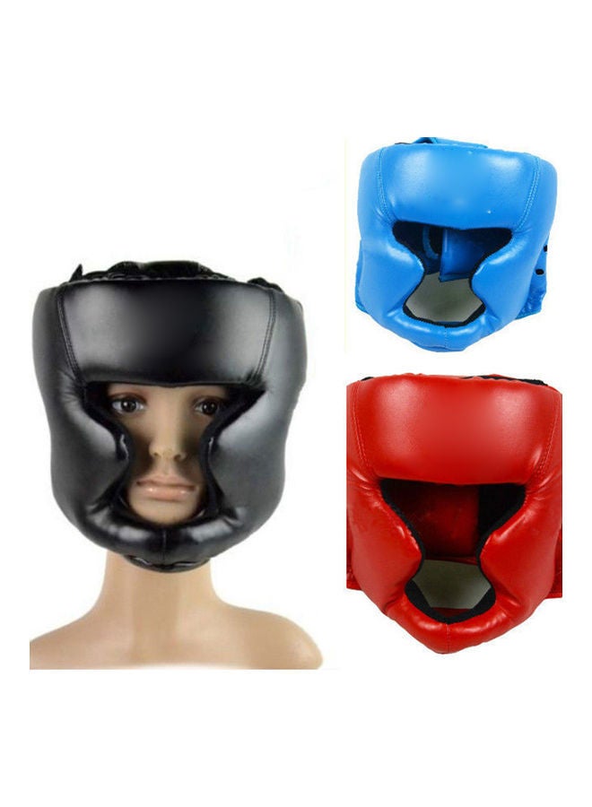 نيبمينينت خوذة ملاكمة MMA مصنوعة من الجلد الصناعي لحماية الرأس أثناء ممارسة الرياضة 20 x 10 20سم - Image 3