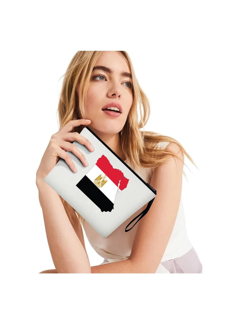 حقيبة مستحضرات التجميل لليوم الوطني المصري-مصر مع حقيبة المكياج هذه-مثالية لعيد الاستقلال المصري مع حقيبة مستحضرات التجميل الأنيقة هذه - Image 4
