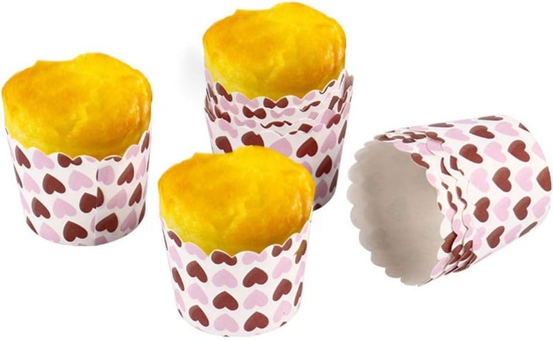 AUTOWRAP Muffin Cups Liners Lovely Pattern Greaseproof Premium Paper Cake Liners Baking Cups Kitchen Supplies  - Image 3