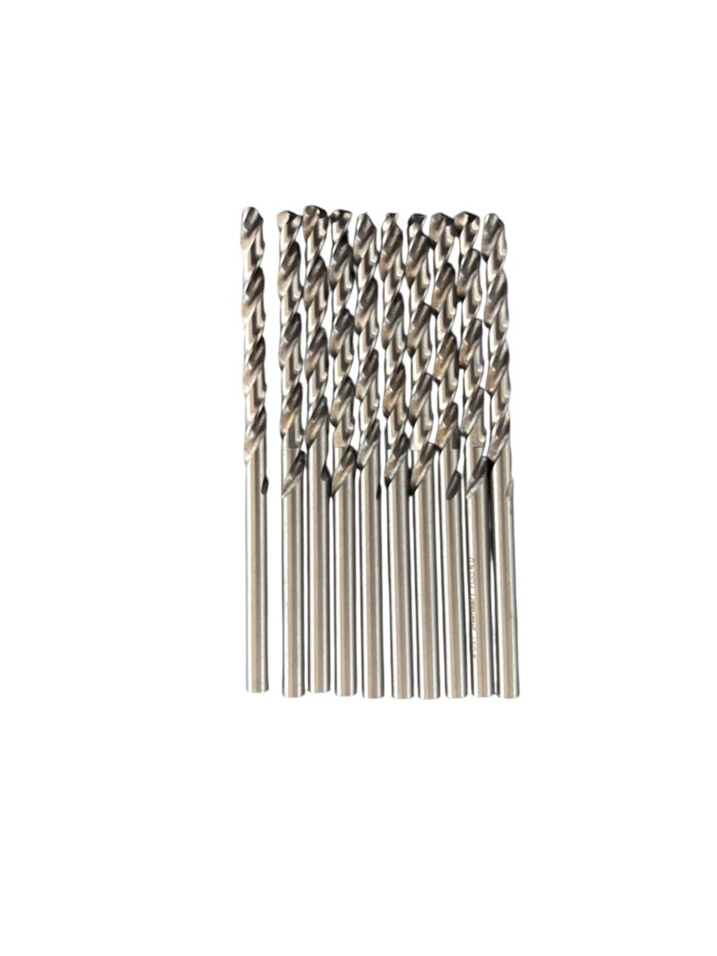 Jon Bhandari Tools Premium HSS Jobber Twist Drill Bit Fully Ground – High Speed Steel Bits for Stainless Steel, Iron, Metal, Copper – Precision Drilling for Industrial, Professional Use (4mm (10pc)) - Image 5