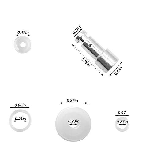 ACKLLR Silicone Sealing Ring Clear + Pressure Cookers Gasket + Universal Replacement Floater and Sealer for 5/6 Quart Models - Image 3