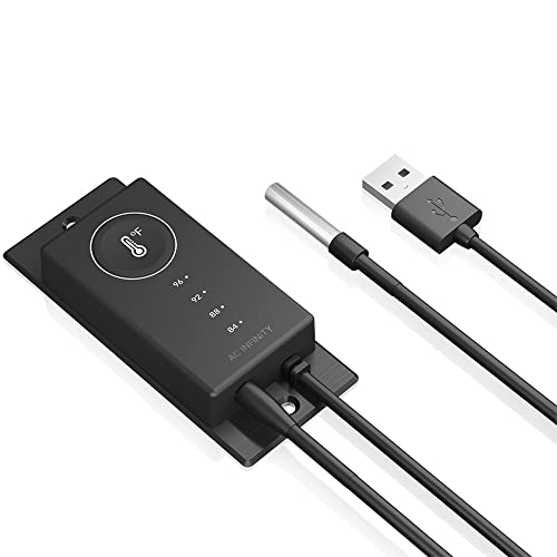 AC Infinity Controller 1, Thermal Trigger for AIRPLATE, MULTIFAN, USB Fans and Devices. Computer, AV Cabinet, Home Theater Cooling. - Image 1