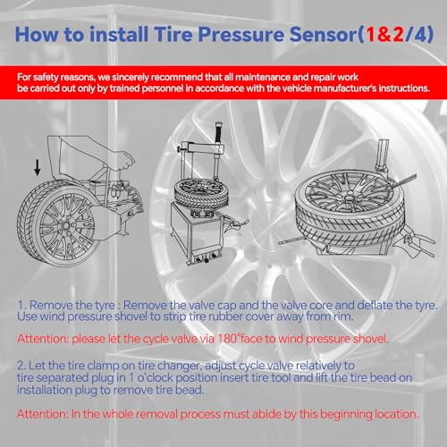 AdvanEX أدفان إكس 1 قطعة مستشعر ضغط الإطارات TPMS بديل 1490701-01-C متوافق مع تسلا موديل 3/X/S 2021-2024.06 - Image 5