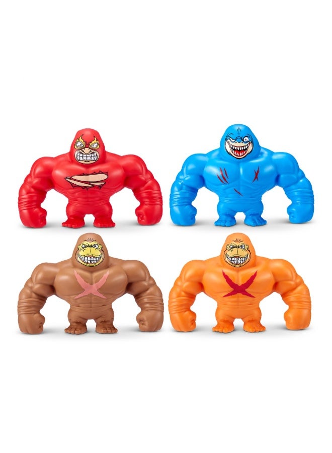 ZURU Smashers Slam Heroes Series 1, Collectible Bendy Squishy Monsters, Smash, Throw, Stretch & Slam, Durable Squishy Gorilla Toys for Imaginative Play, Action Fun for Kids & Collectors - 01 Pcs - Assorted - Image 5