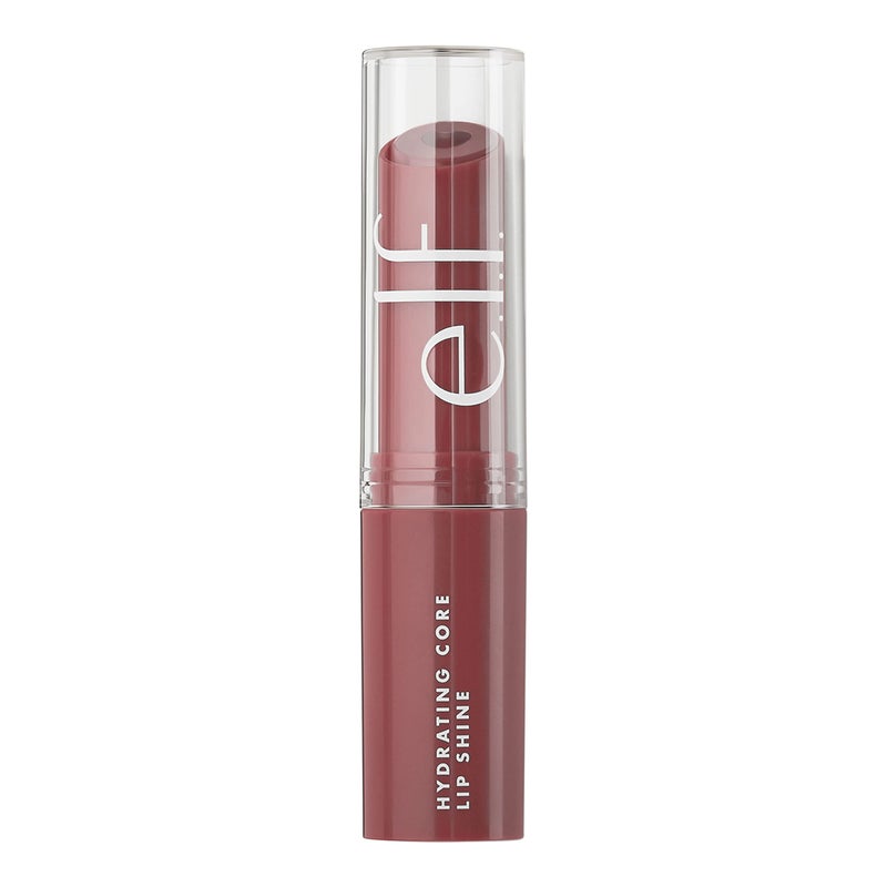 elf e.l.f. Hydrating Core Lip Shine, Lip Balm For A Sheer Tint Of Color & Soft Shine, Made With Nourishing Vitamin E, Vegan & Cruelty-Free, Happy - Image 5