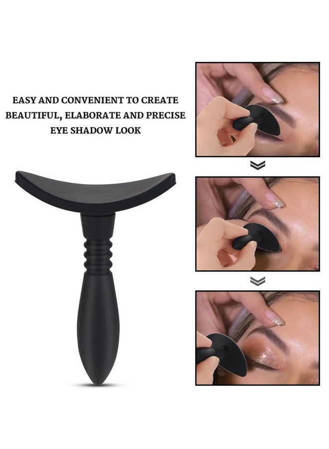 yuyte Eyeshadow Stamp Crease Portable Eyeshadow Stamp Powder Applicator Reusable Soft Silicone Pad For Delicate Eye Shadows - Image 5