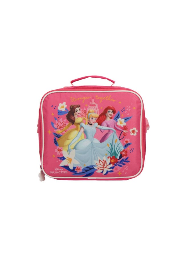 SunCe Disney Princesses Insulated Zipper Closure Lunch Tote Multicolour 9.05 x 3.54 x 10.63 Inch SUNS-2251DSG  - Image 1