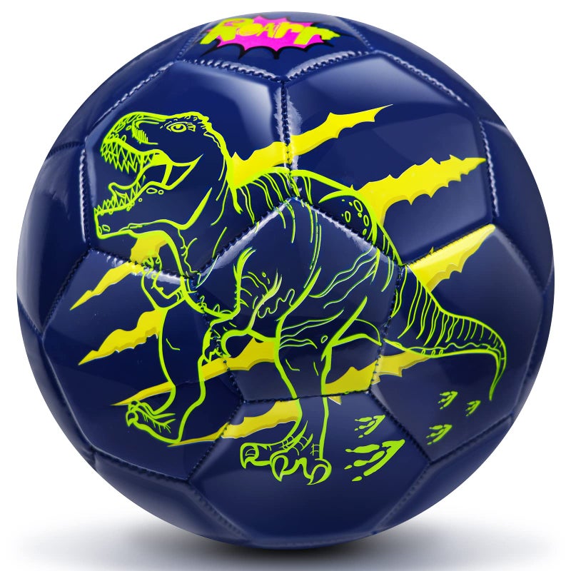 Champhox Size 3 Soccer Ball for Boys Kid Ages 3 4-6 6-8 Outdoors Indoor Sports Recreation Soccer Ball for Boys Toddlers Children Christmas Birthday - Image 1