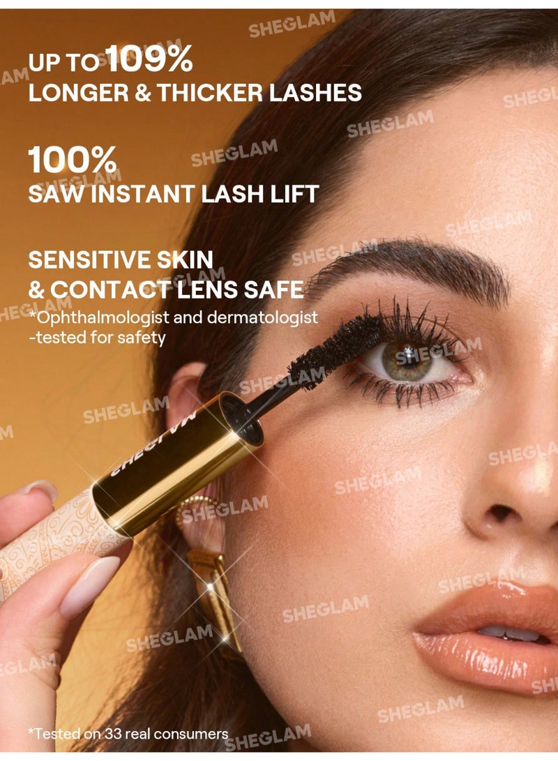 SHEGLAM SG All-In-1 24K Multi Effect Mascara Waterproof Black - Image 3