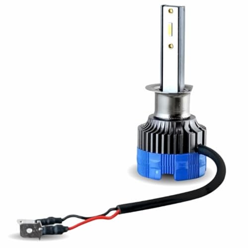 Audio Wheels H1-60W Car Led Headlight Bulbs,16,000 Lumens Super Bright LED Headlight Conversion Kit for Cars 6000K Cool White Quick Installation Halogen Replacement, (H1-60W) - Image 2