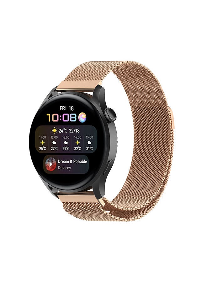 TWEGGON - Milanese Strap 20mm Band Compatible with Samsung Galaxy Watch 7 / Watch 6 / Watch 5 / Watch 4 / Active 2 Gold - Image 1