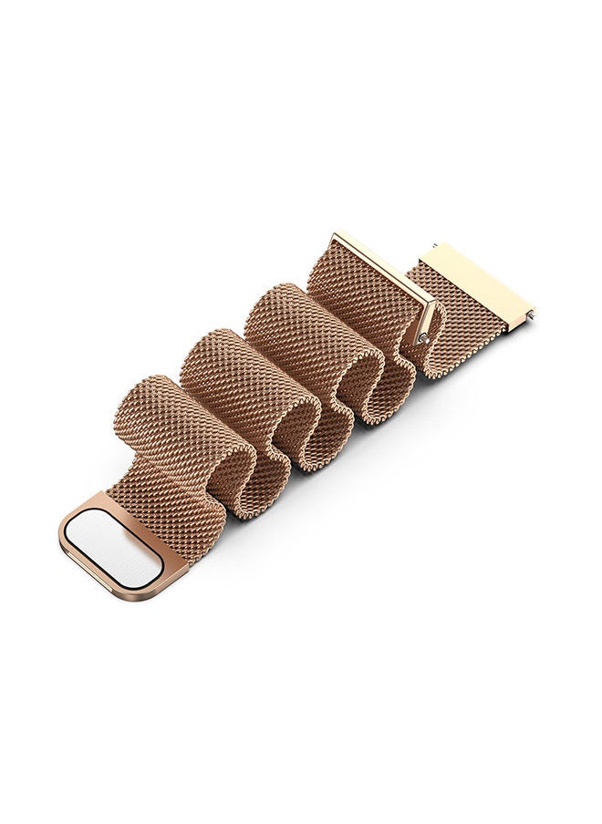 TWEGGON - Milanese Strap 20mm Band Compatible with Samsung Galaxy Watch 7 / Watch 6 / Watch 5 / Watch 4 / Active 2 Gold - Image 1