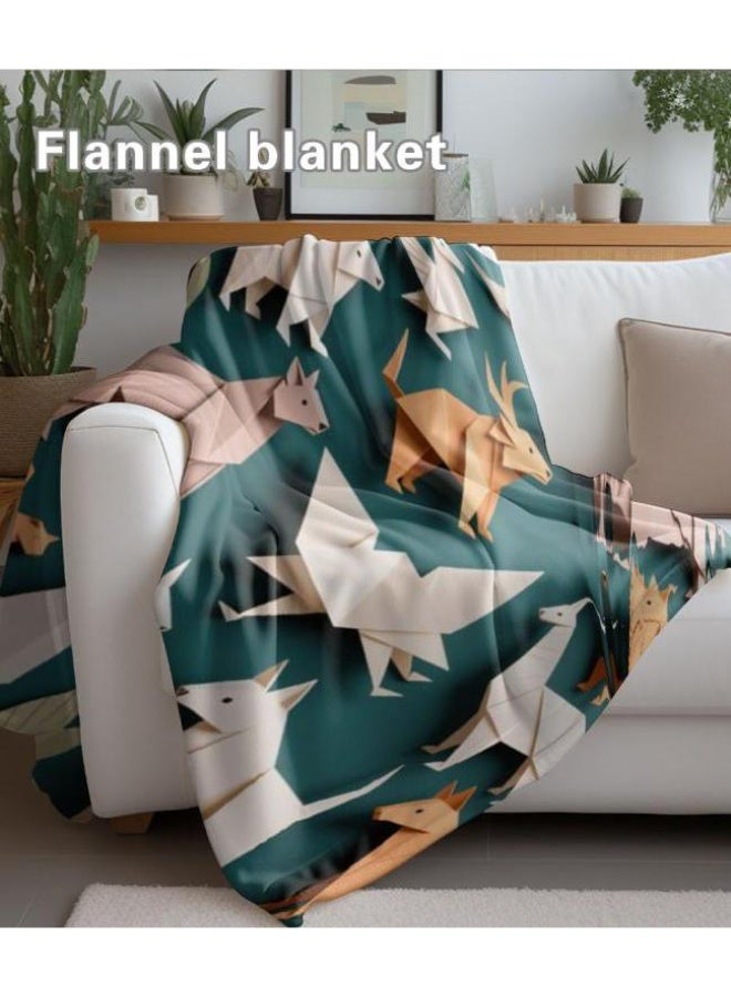 general Baby and children's cartoon flannel thin blanket (warm and comfortable, suitable for sleep, game use) 70cm*100cm - Image 5