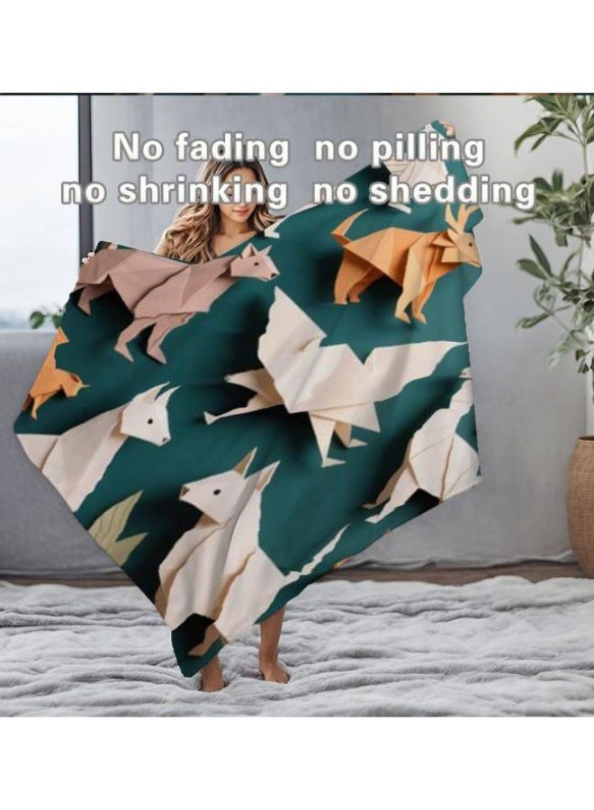 general Baby and children's cartoon flannel thin blanket (warm and comfortable, suitable for sleep, game use) 70cm*100cm - Image 3