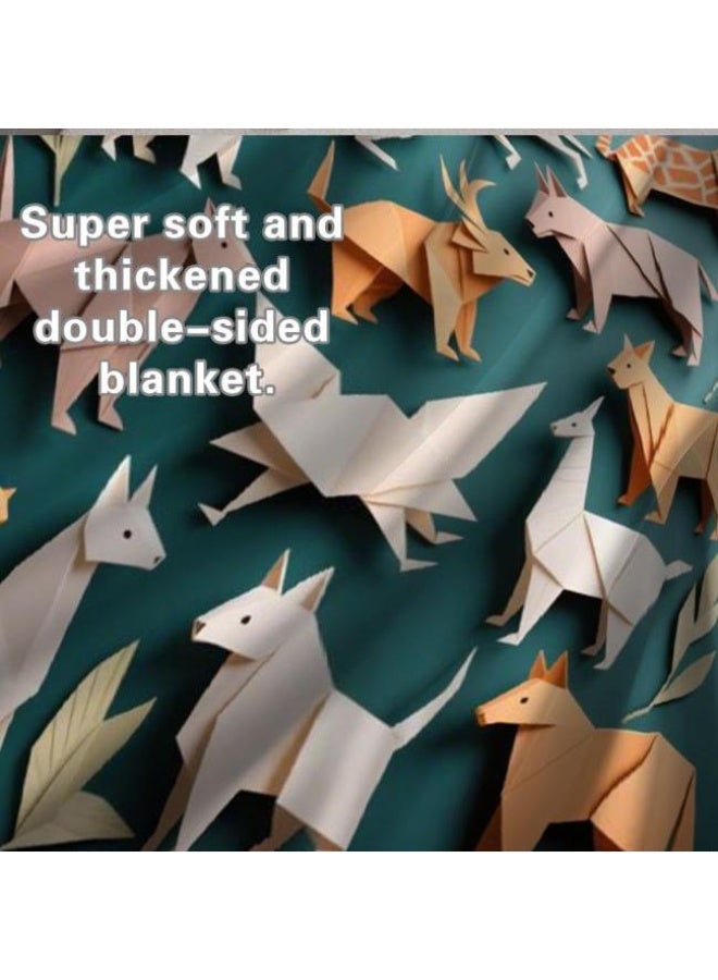 general Baby and children's cartoon flannel thin blanket (warm and comfortable, suitable for sleep, game use) 70cm*100cm - Image 1