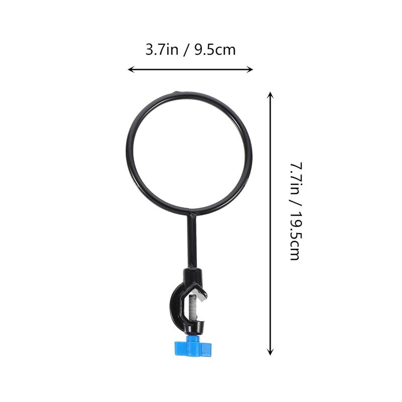 3pcs High-Grade Laboratory Support Rings Metal Retort Stand Clamps Closed Rings for Chemical Reactions Filtration and Experimental Use in Labs Schools Hospitals - Image 2