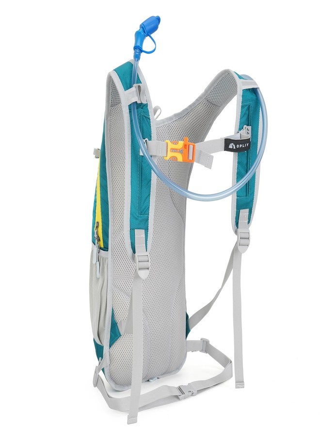 Opliy Hydration Pack,Hydration Backpack with 2L Hydration Bladder Lightweight Running Water Backpack for Women Men Kids (Dark green) - Image 2