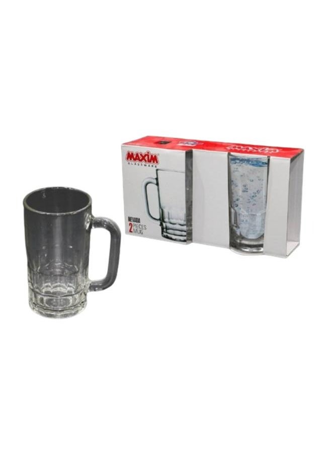 Maxim Clear two-piece double shot glass set 