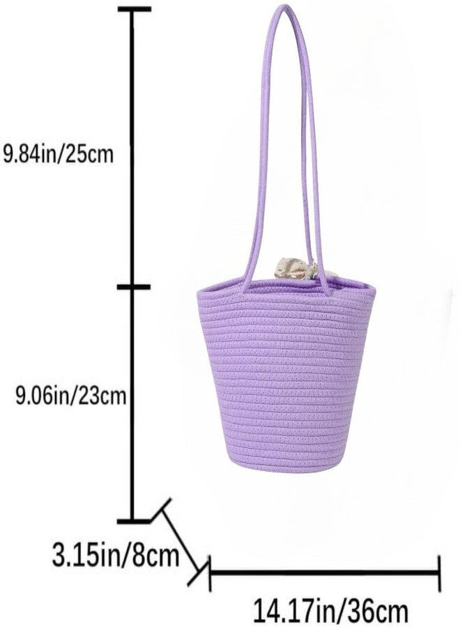 DYARCHY Stylish Women's Straw & Polyester Tote Handbag Ribbon Attached With Bag for Office, Travel, Vacations & Shopping - Image 5