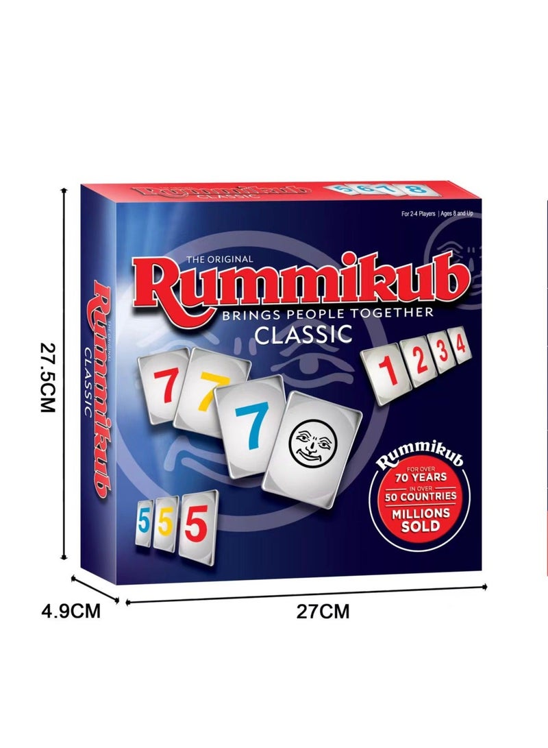 Rummikub Four Player Edition The Classic Rummy Tile Game More Tiles And More Players For More Fun Blue - Image 1