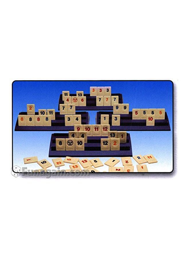 Rummikub Four Player Edition The Classic Rummy Tile Game More Tiles And More Players For More Fun Blue - Image 5