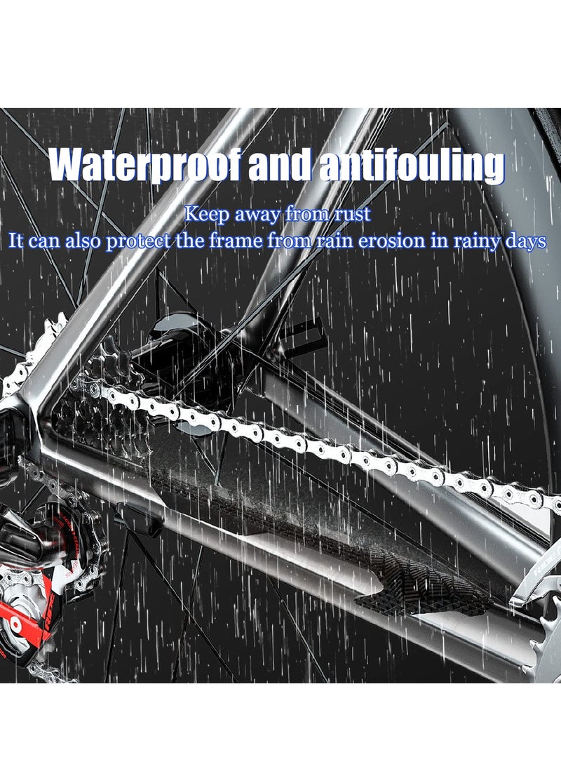 Excefore Mountain Bike Chainstay Protector, MTB Silicone Chain Stay Frame Guard, Road Bicycle Chain Pad - Protects Bike Frame from Chain Scratches  - Image 5